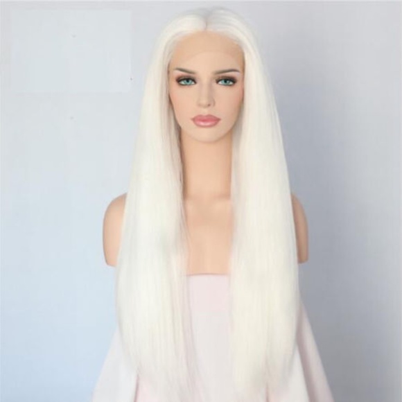 Blonde White Beauty Lace Front Wig